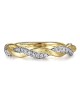 Gabriel & Co. Stackable Collection Diamond Twisted Ring